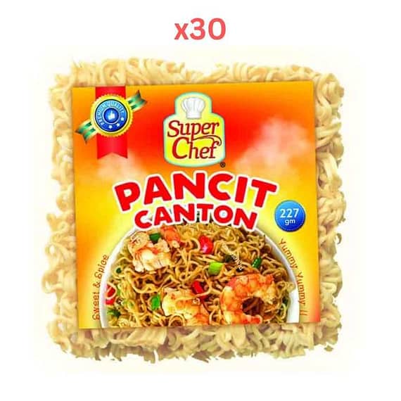 Super Chef Pancit Canton 227Gm (Pack Of 30) Dry Food "BAE" Charm Bracelet