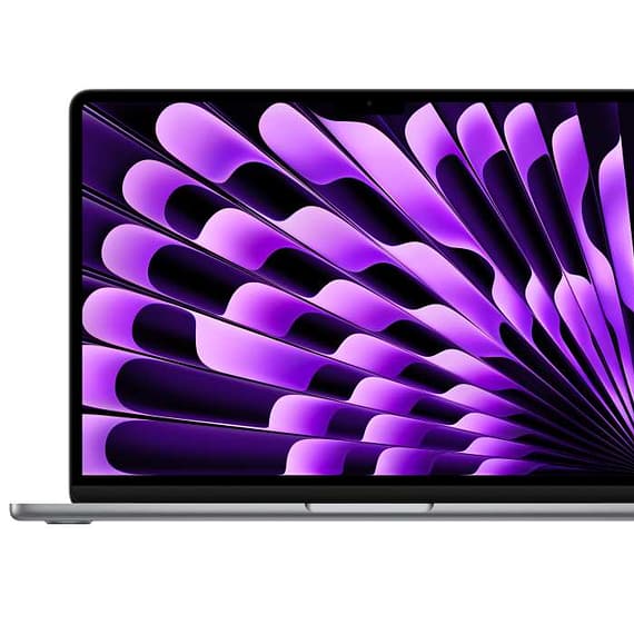 Apple MacBook Air M3 Chip, 8-Core CPU 10-Core GPU, 8GB, 512GB SSD, 13 Inch, Space Gray, MRXP3 (English Keyboard, Apple Warranty) Apple "BAE" Charm Bracelet