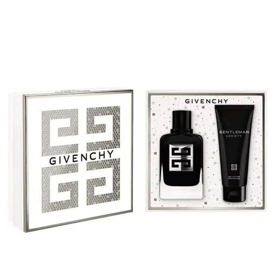 Givenchy Gentleman Society (M) Edp 60Ml + Sg 75Ml White Gift Sets "BAE" Charm Bracelet