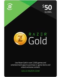 Razer Gold Global $50 (Global) – E – Mail Delivery Gift Cards "BAE" Charm Bracelet