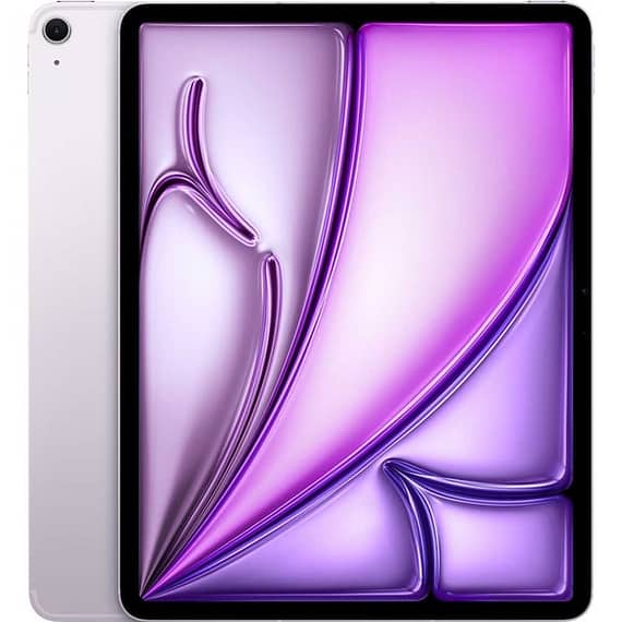 Apple iPad Air M2 (2024), 13-inch, Wi-Fi + Cellular, 128GB – Purple Apple "BAE" Charm Bracelet