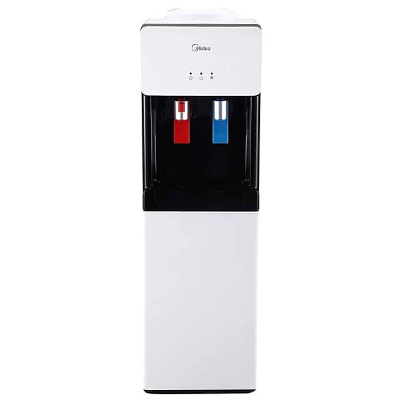 Midea Top Loading Water Dispenser, 3-Taps Equipped With Hot, Cold, & Ambient Temperature, Floor Standing, Child Safety Lock, Ice Cold Technology – White Household "BAE" Charm Bracelet