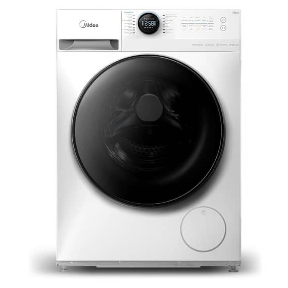 Midea 8/6 KG Smart Washer Dryer With BLDC Inverter Motor, 1400 RPM, Fully Automatic Front Load Washing & Drying Combo, 14 Programs-Quick Wash-Steam Care-Auto Clean, White Household "BAE" Charm Bracelet