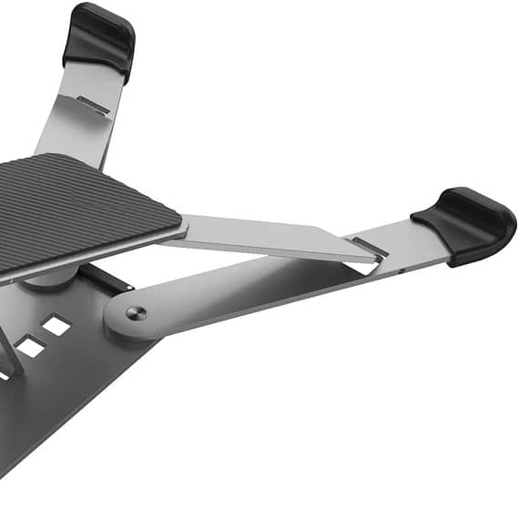 Promate Laptop Stand, Ergonomic Aluminum Multi-Level Notebook Stand with Anti-Slip Pads, POCKETMOUNT.GREY Accessories & Peripherals "BAE" Charm Bracelet