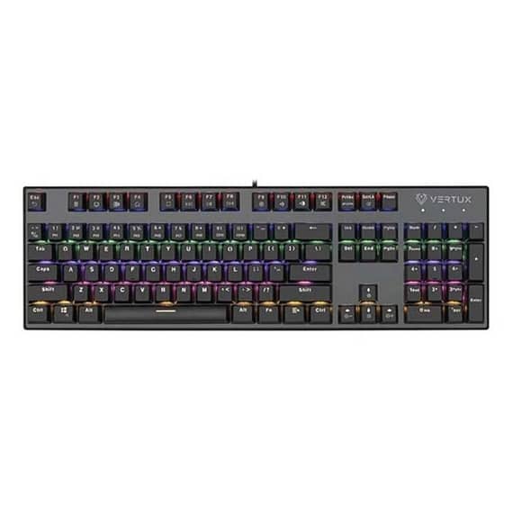 Vertux Tactical Gaming Keyboard With Outemu Blue Switches & All keys Anti-Ghosting Gaming & Consoles "BAE" Charm Bracelet