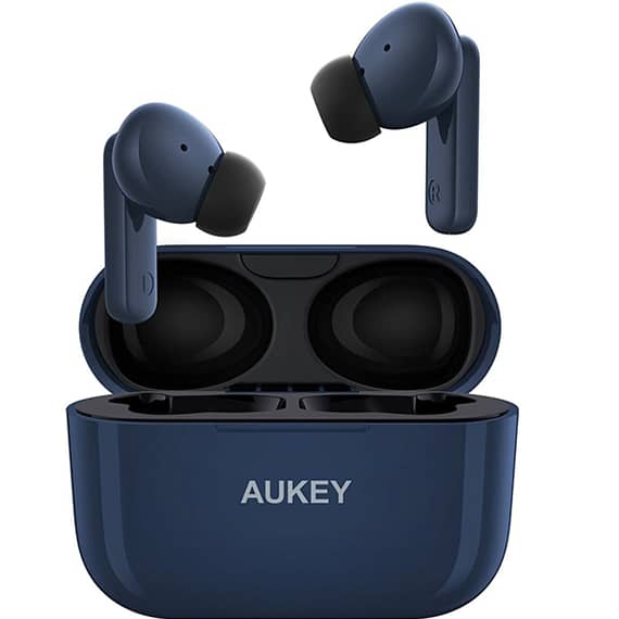 Aukey EP-M1S True Wireless Earbuds Blue Electronics "BAE" Charm Bracelet