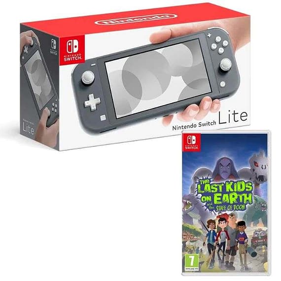 Nintendo Switch Lite – Grey With The Last Kids On Earth And The Staff Of Doom Gaming & Consoles "BAE" Charm Bracelet