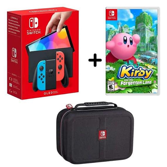 Nintendo Switch Oled Console With 1 Game With Free Carry Case – Kirby Special Bundle Offer Gaming & Consoles "BAE" Charm Bracelet