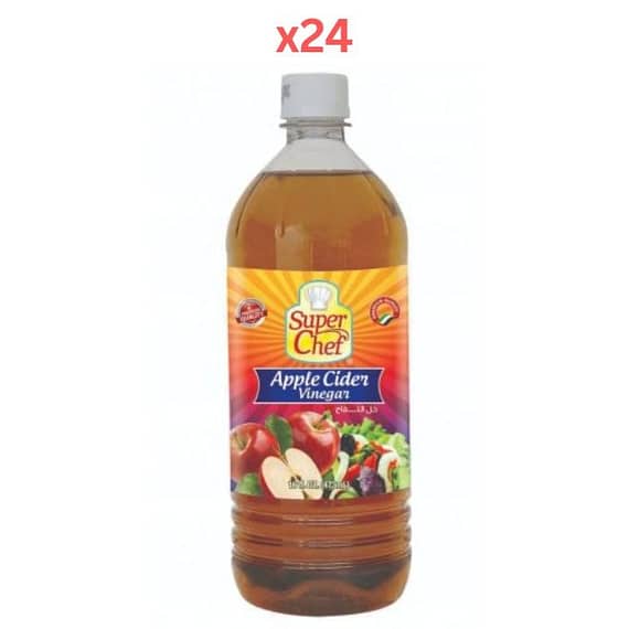Super Chef Apple Cider Vinegar 16Oz (Pack Of 24) Dry Food "BAE" Charm Bracelet