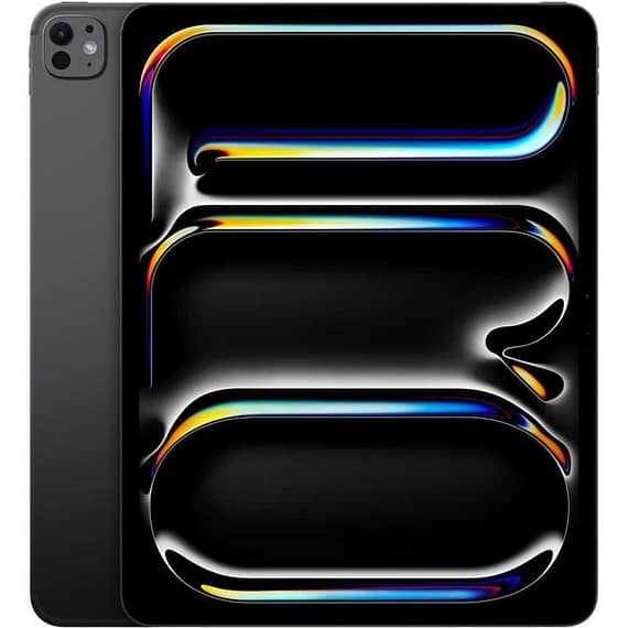 Apple iPad Pro M4 (2024), 13-inch, Wi-Fi + Cellular, 512GB with standard glass – Space Black Apple "BAE" Charm Bracelet
