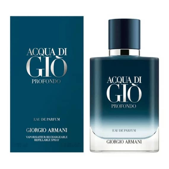 Giorgio Armani Acqua Di Gio Profondo (M) Edp 50ml Spy Men's Fragrance "BAE" Charm Bracelet