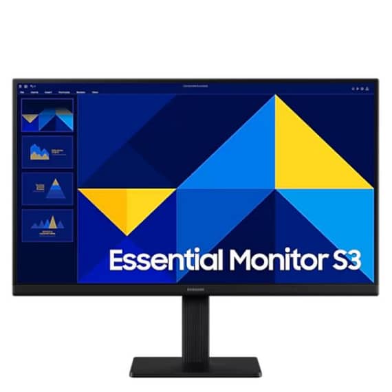Samsung 22inch Essential Monitor S3 S30GD FHD 1920 x 1080 Monitor, 100Hz, HDMI, Tilt, Adjustable, Black – LS22D300GAMXUE Desktop & Monitors "BAE" Charm Bracelet