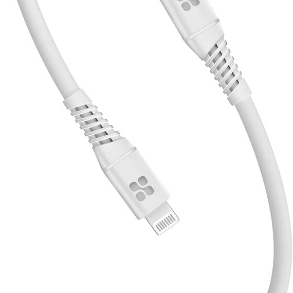 Promate USB-C to Lightning Cable, POWERLINE-CI120.WHITE Computer Accessories "BAE" Charm Bracelet