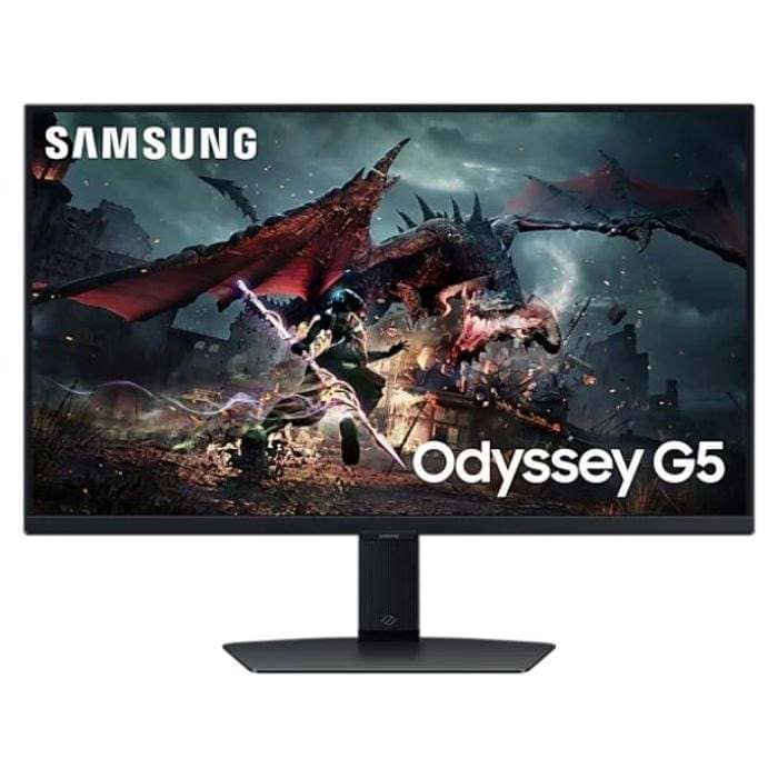 Samsung 27 inch Odyssey G5 G50D QHD 2560 x 1440 Gaming Monitor, 180Hz, HDMI, DP, Adjustable, Black – LS27DG502EMXUE Gaming Monitors "BAE" Charm Bracelet