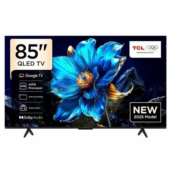 TCL 85inch 4K QLED Google Smart Television 85P79K Electronics "BAE" Charm Bracelet