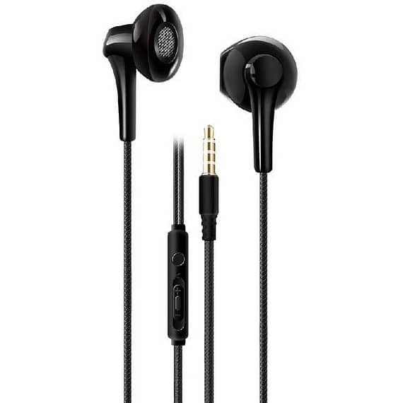 Heatz ZE18 Wired In Ear Headset, Black Electronics "BAE" Charm Bracelet