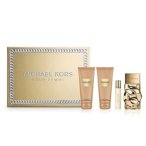 Michael Kors Pour Femme Edp 100ml+10ml+100SG+100BL Set (W) Gift Sets "BAE" Charm Bracelet