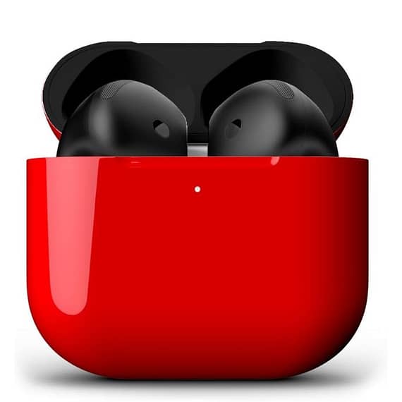 Merlin Craft Customized Apple Airpods 4 Dual Red Apple Products "BAE" Charm Bracelet