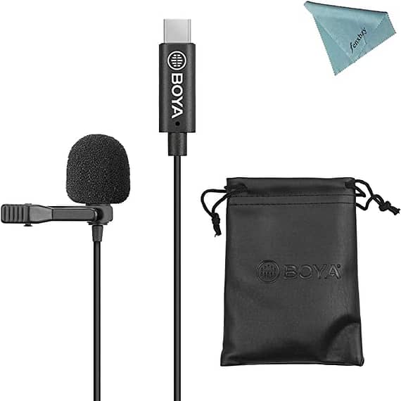 Boya by-M3 Digital USB Type-C Lavalier Microphone 16 bits/48KHz for Android Devices Single Head 6M Long, B08H1WXH5B Accessories & Peripherals "BAE" Charm Bracelet