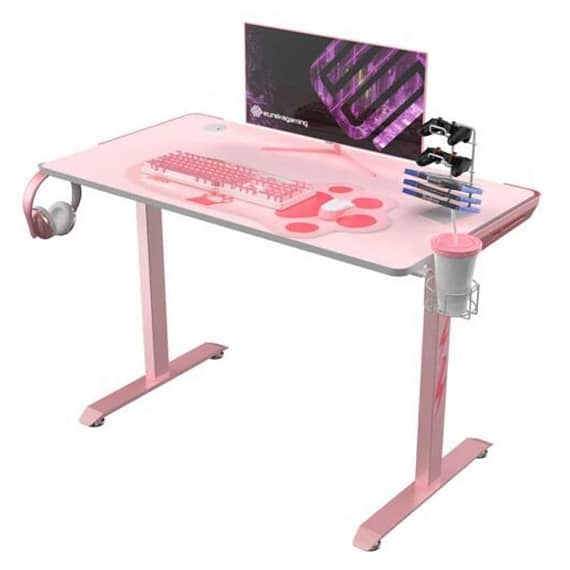 Eureka Venus Iis 44 Inch Pink Computer Desk Gaming & Consoles "BAE" Charm Bracelet