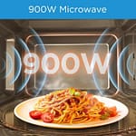 Midea 25L Microwave Oven With Digital Touch Control, 900W Power, Child-Safety-Lock, 10 Power Levels, Led Display With+30S Express Start, EM925A2GU-SL Household "BAE" Charm Bracelet 6
