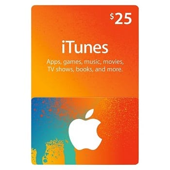 $25 USA Apple iTunes Card (Instant E-mail Delivery) Gift Cards $25 USA Apple iTunes Card (Instant E-mail Delivery)