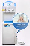 Gratus Hot & Cold 3 Tap Water Dispenser With Storage Cabinet White, 1 Year Full & 2 Year Compressor Warranty, Model: GWD503VIFCW Household "BAE" Charm Bracelet 6