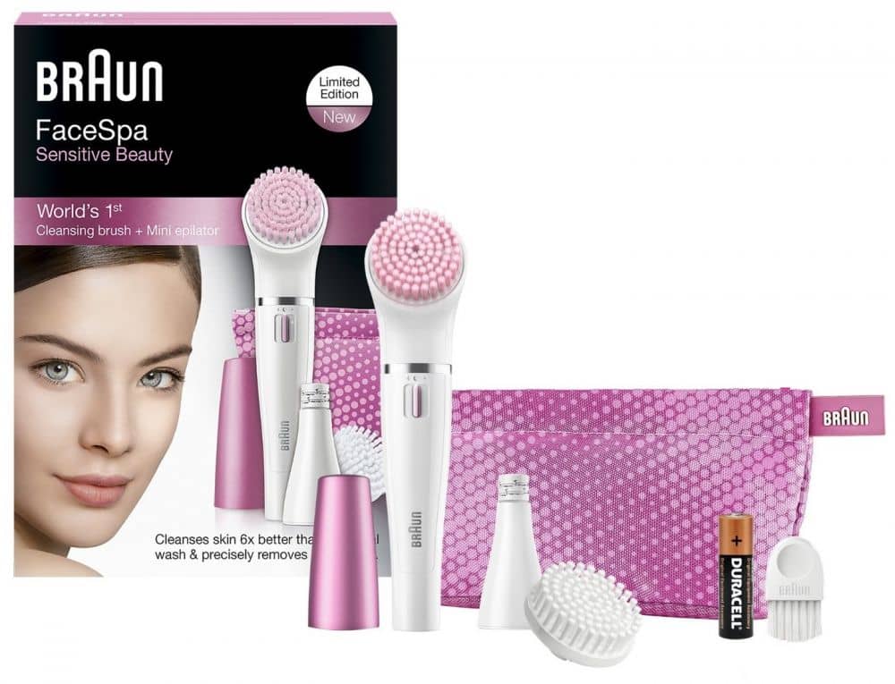 Braun Face Color Facial 2 Cleansing Brush, Facial Epilator With and Be Brands Braun