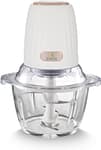Gratus Food Chopper 350 Watts With 2 Liter Capacity, 2 Speed Control, Glass Bowl, Stainless Steel Blades X 4, Easy to Clean, Model- GFC4002FC Blender & Mixer "BAE" Charm Bracelet 4