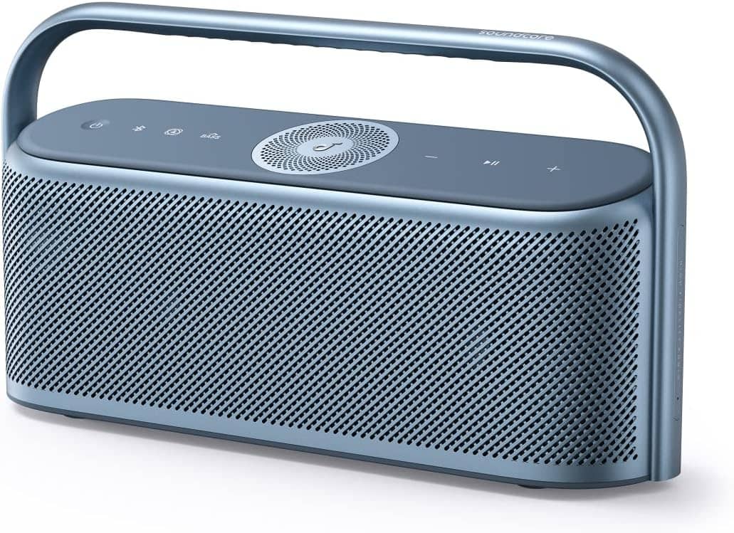 Soundcore Motion X600 Portable Bluetooth Speaker Blue Electronics "BAE" Charm Bracelet
