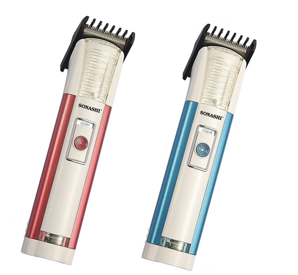 Sonashi Rechargeable Hair Clipper Blue & Red Color (SHC-1035) Beauty & Lifestyle Household