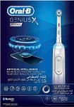 Oral B Genius X 20100S White, A I Brushing Recognition, 6 Cleaning Modes, Round Head, Gum Pressure Control, 2 Minutes Timer, Smart Coaching, Charge Indicator, Blue Tooth Connectivity. Grocery "BAE" Charm Bracelet 5
