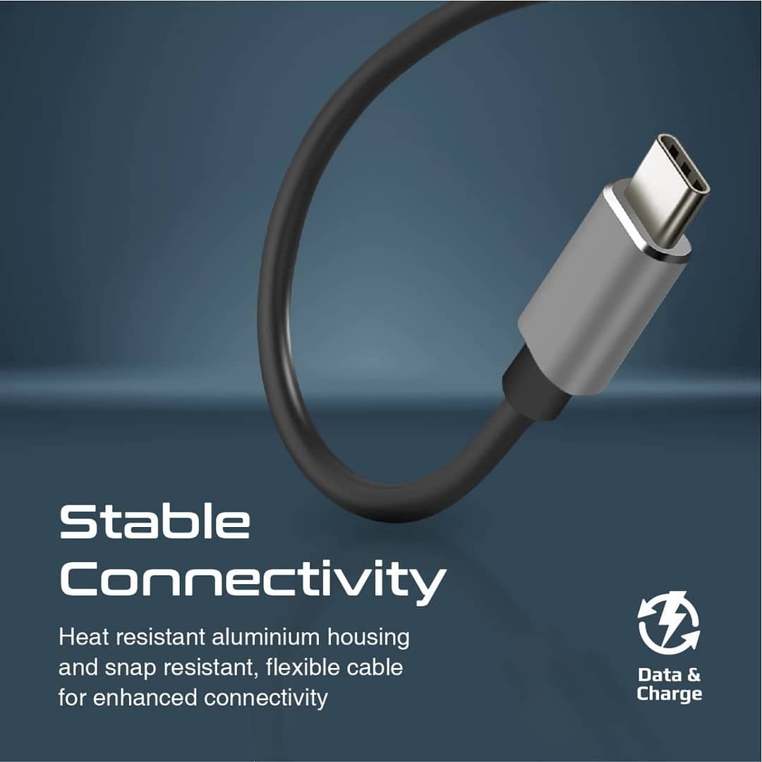 Promate USB-C Hub, 4-in-1 Type-C Sync/Charge Adapter with USB-A Adapter, LITEHUB-4.Grey Computer Accessories "BAE" Charm Bracelet 3