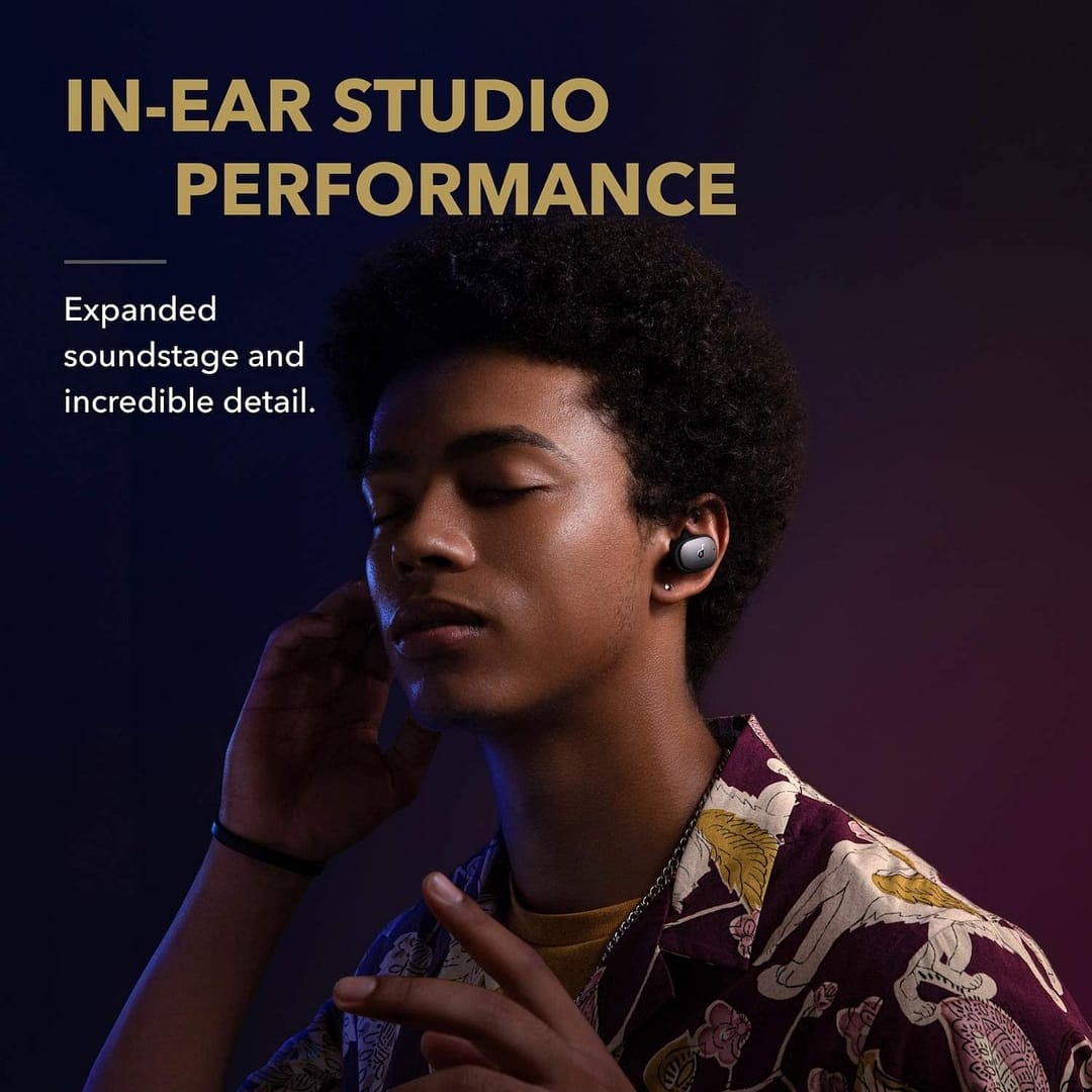 Soundcore Liberty 2 Pro True Wireless Earbuds, Black Electronics "BAE" Charm Bracelet 3