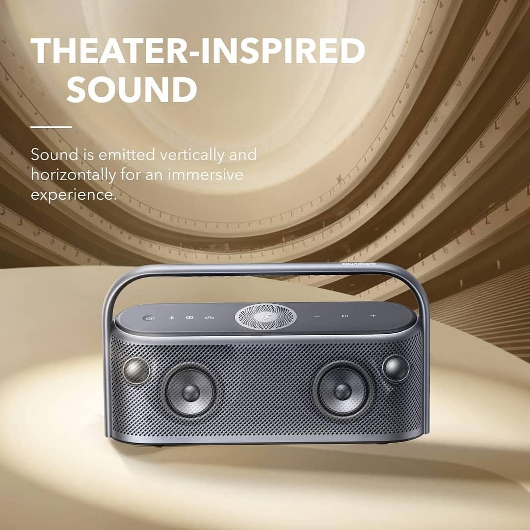 Soundcore Motion X600 Portable Bluetooth Speaker Blue Electronics "BAE" Charm Bracelet 3