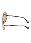 Lanvin Oval Shape Wrap Women’s Sunglasses Havana Brown Frame and Lens Fashion fashion 4