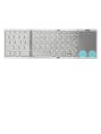 Ikon Foldable Keyboard IK-FKB89 Computer Accessories "BAE" Charm Bracelet 5