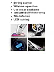 Ikon Portable Multi Function Car Vacuum Cleaner IKPCV01 Household "BAE" Charm Bracelet 6
