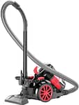 Black+Decker Multi-Cyclonic Bagless Corded Canister Vacuum Cleaner with 6 Stage Filtration, 1600 W Max Power, 2.5 L, 20 kPa Suction Power, Red – VM1680-B5 Household "BAE" Charm Bracelet 5