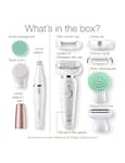 Braun Silk Epil 3D Beauty Set Epilator Flexible Head +7 Extras Incl. Facial Epilator & Pouch, White – SES93003D Household "BAE" Charm Bracelet 6