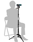 Slik Monopod and Simple Tripod, Stand Pod GX-N, 4-Level Lever Lock, 3-Way Head Head – STAPOD7 Electronics "BAE" Charm Bracelet 4