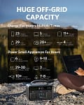 Anker 108000 mAh PowerHouse II Portable Power Station 300W 110V, Black (UAE Delivery Only) Computer Accessories "BAE" Charm Bracelet 5