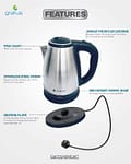 Gratus Stainless Steel Electric Kettle 1.8Liter Auto Shut Off – GKSS1815AC Electric Kettles "BAE" Charm Bracelet 6