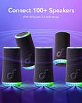 soundcore Glow Portable Speaker 3with 0W 360° Sound Bluetooth Speakers "BAE" Charm Bracelet 5