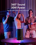 soundcore Glow Portable Speaker 3with 0W 360° Sound Bluetooth Speakers "BAE" Charm Bracelet 6