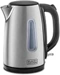 Black+Decker Cordless Kettle 1.7L Stainless Steel Light Weight Silver – JC450-B5 Electric Kettles "BAE" Charm Bracelet 4
