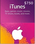 $750 USA Apple iTunes Gift Card (Instant E-mail Delivery) Gift Cards "BAE" Charm Bracelet 6