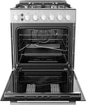 Midea 60X60Cm Freestanding Cooker With Convection Fan, Full Gas Cooking Range With 4 Burners, Automatic Ignition And Full Safety, Double Knob For Grill And Oven Control, EME6060-C Gas & Stove "BAE" Charm Bracelet 5