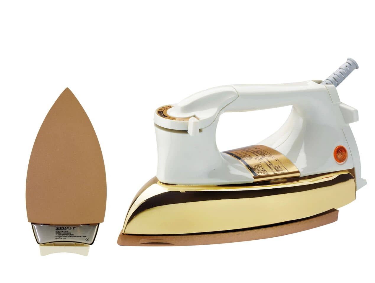 Sonashi Heavy Iron Gold Color (SHI-6012) Electricals Appliances Household
