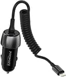 Promate Car Charger with Cable, PowerDrive-33PDI Chargers & Power Supplies "BAE" Charm Bracelet 4